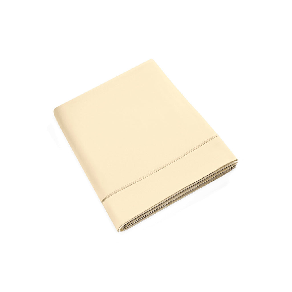 Drap Plat - 100% Percale Coton - Ivoire