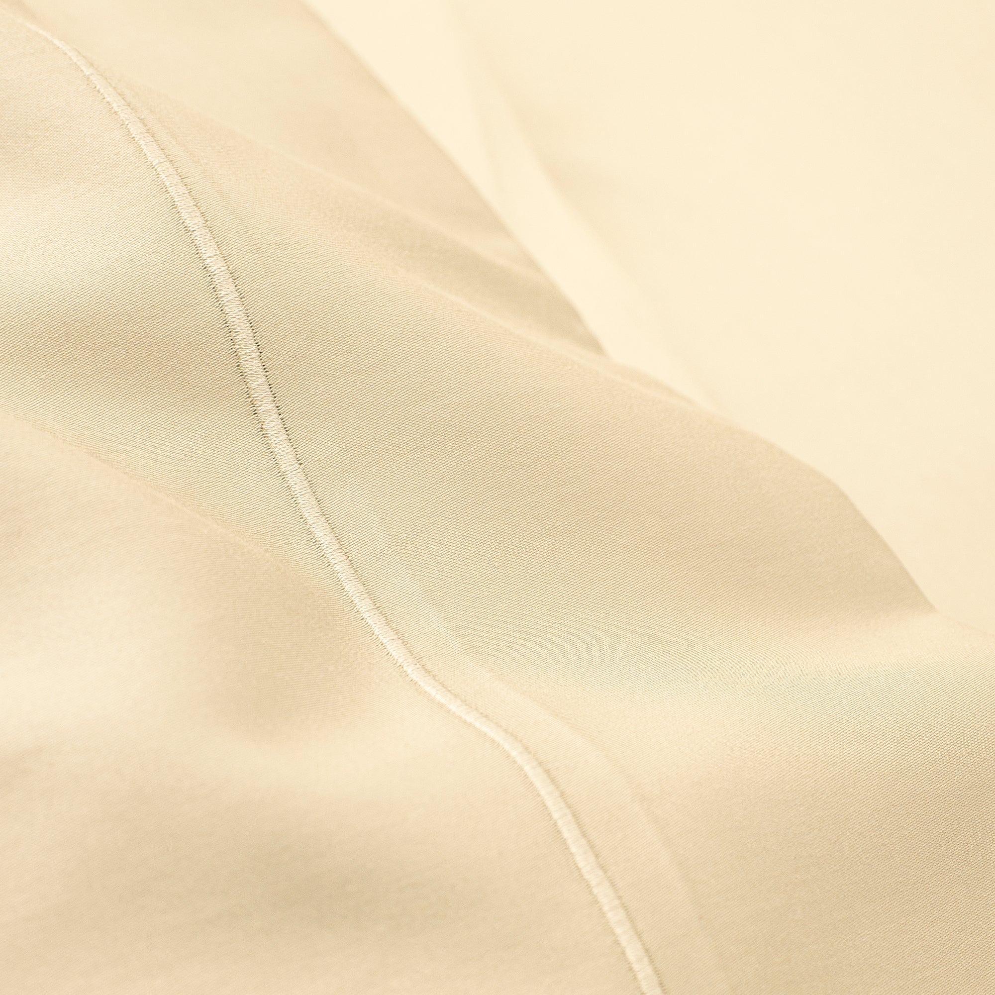 Drap Plat - 100% Percale Coton - Ivoire