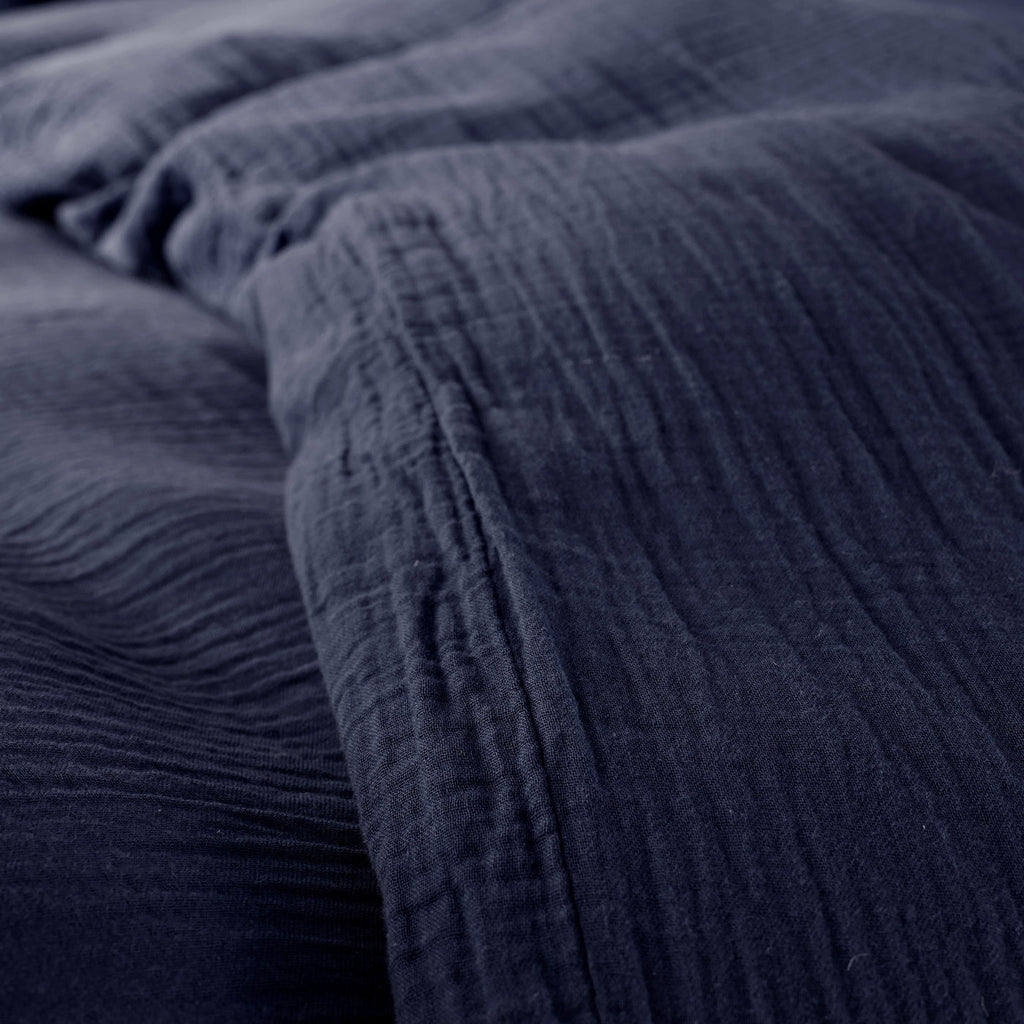 Parure De Couette (Housse + Taies D'Oreiller) - 100% Gaze De Coton - Orage