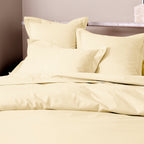 Housse De Couette - 100% Percale Coton - Ivoire
