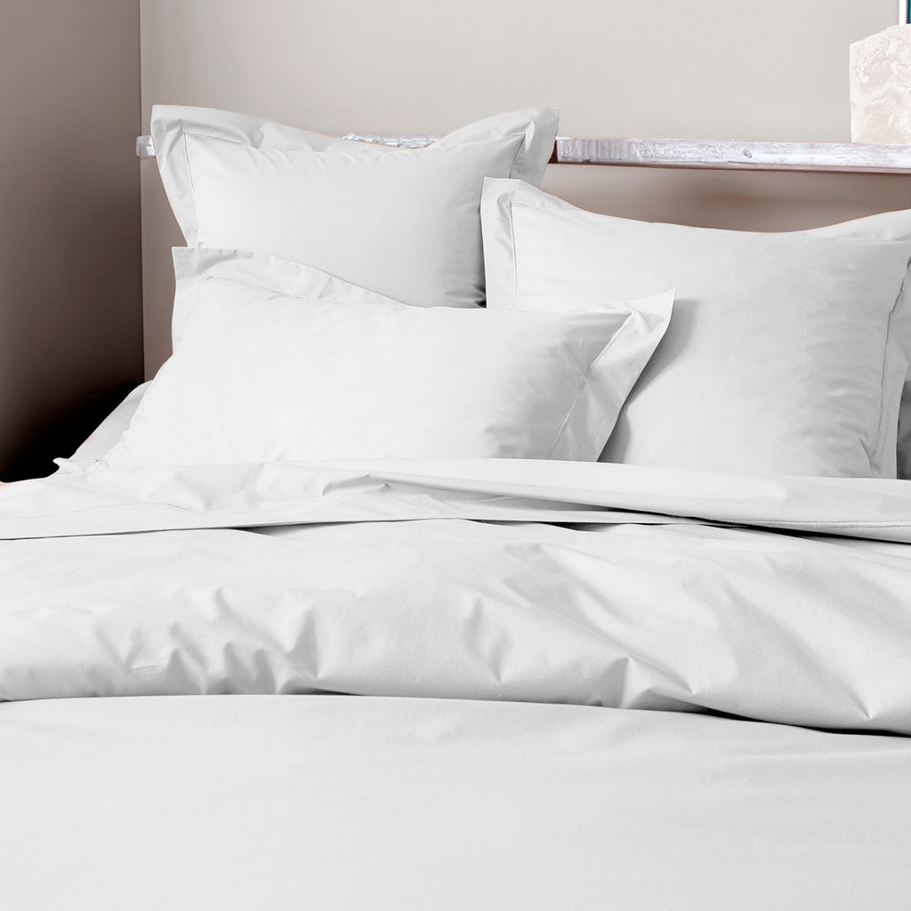 Housse De Couette - 100% Percale Coton - Neige