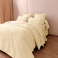 Housse De Couette - 100% Percale Coton - Ivoire