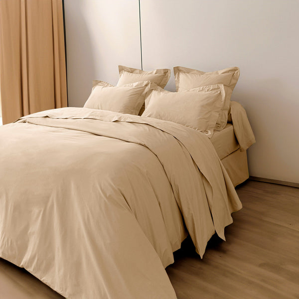 Housse De Couette - 100% Percale Coton - Lin