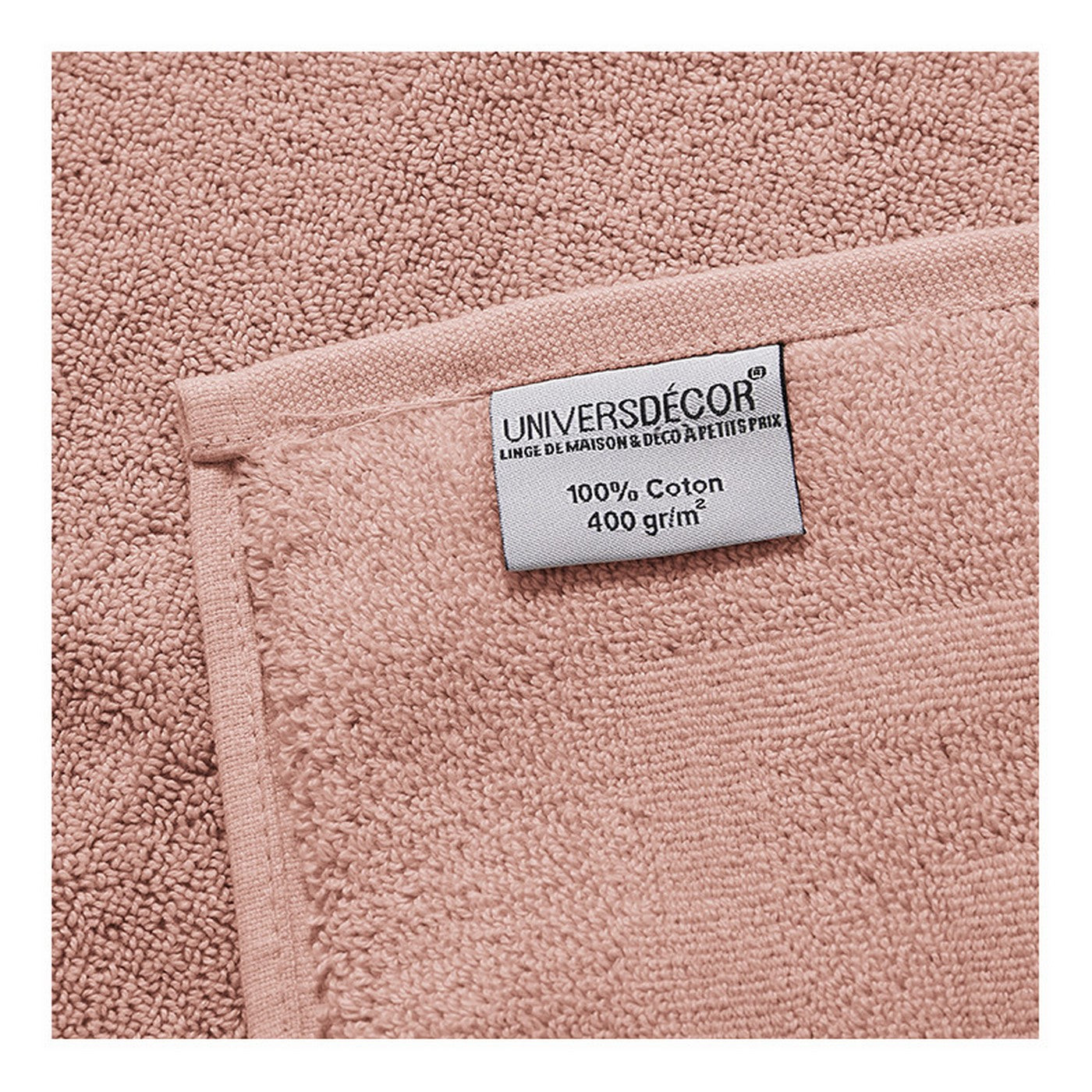 Serviette De Toilette "Spa" - 100% Coton - Blush