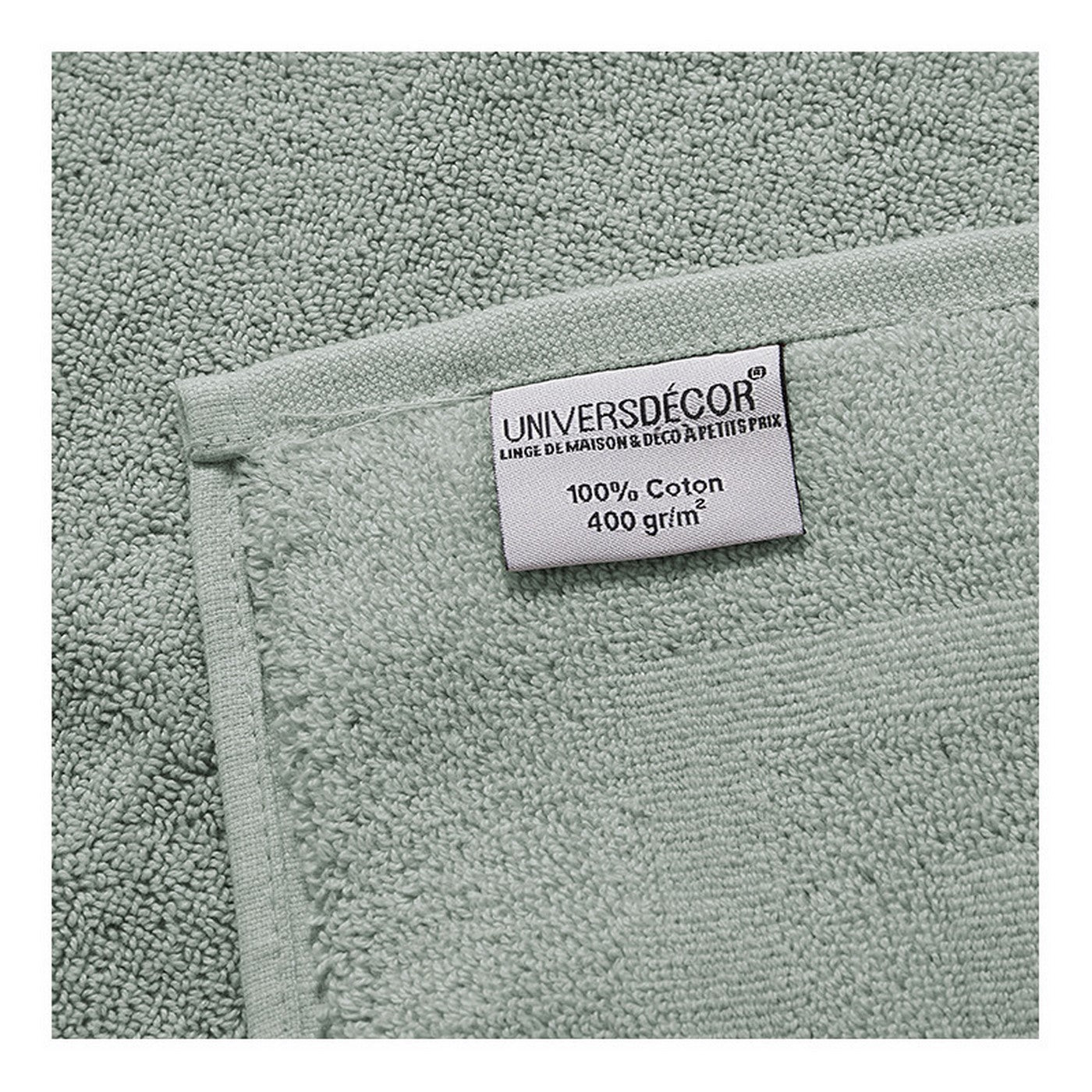 Serviette De Toilette "Spa" - 100% Coton - Celadon