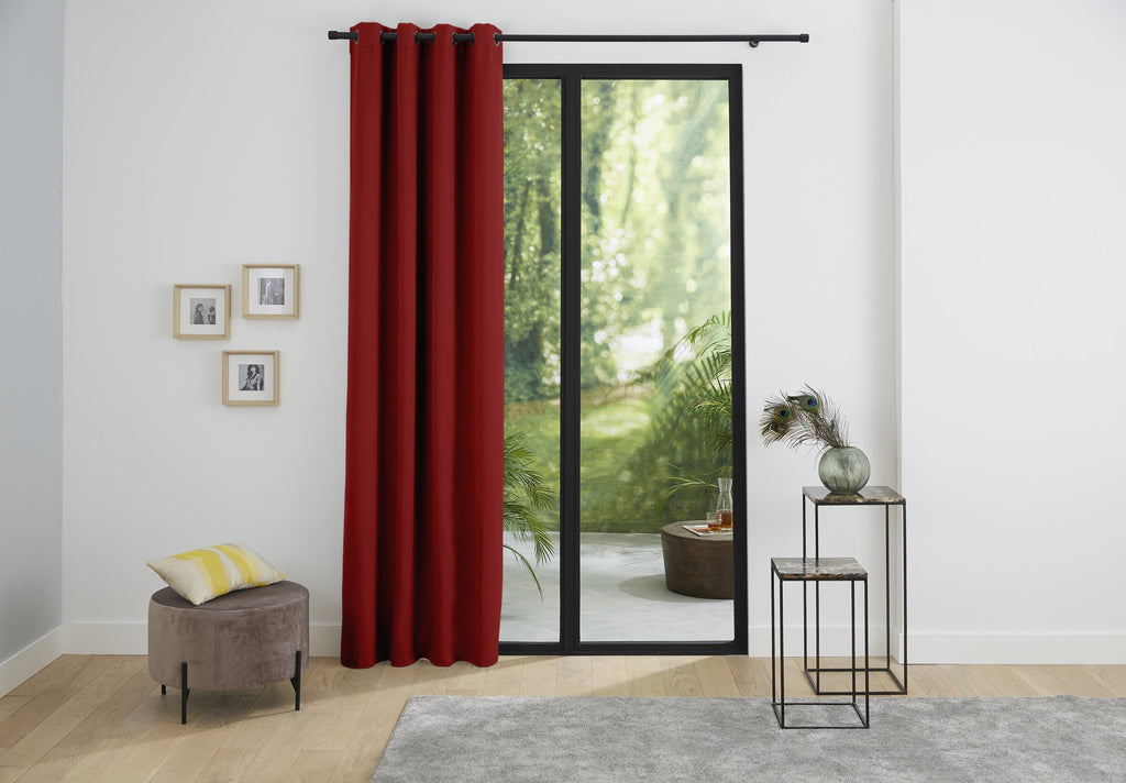 Rideaux Thermiques - 100% Polyester - Cerise