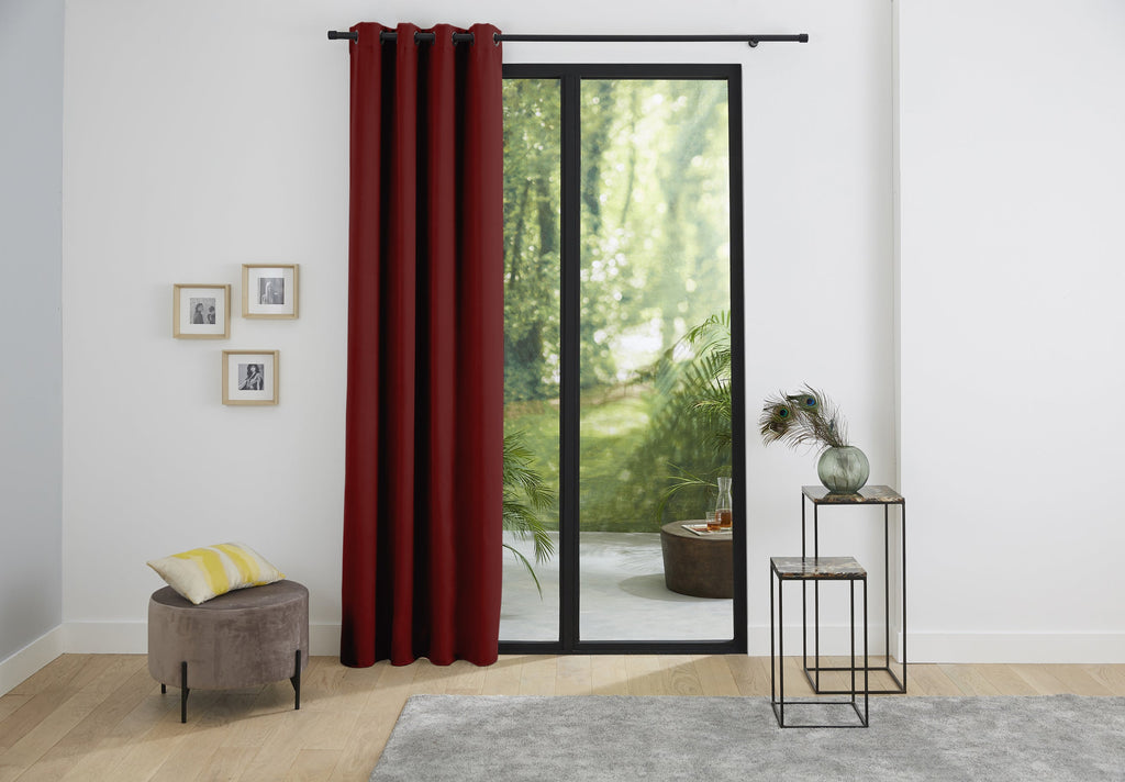 Rideaux Thermiques - 100% Polyester - Lie De Vin