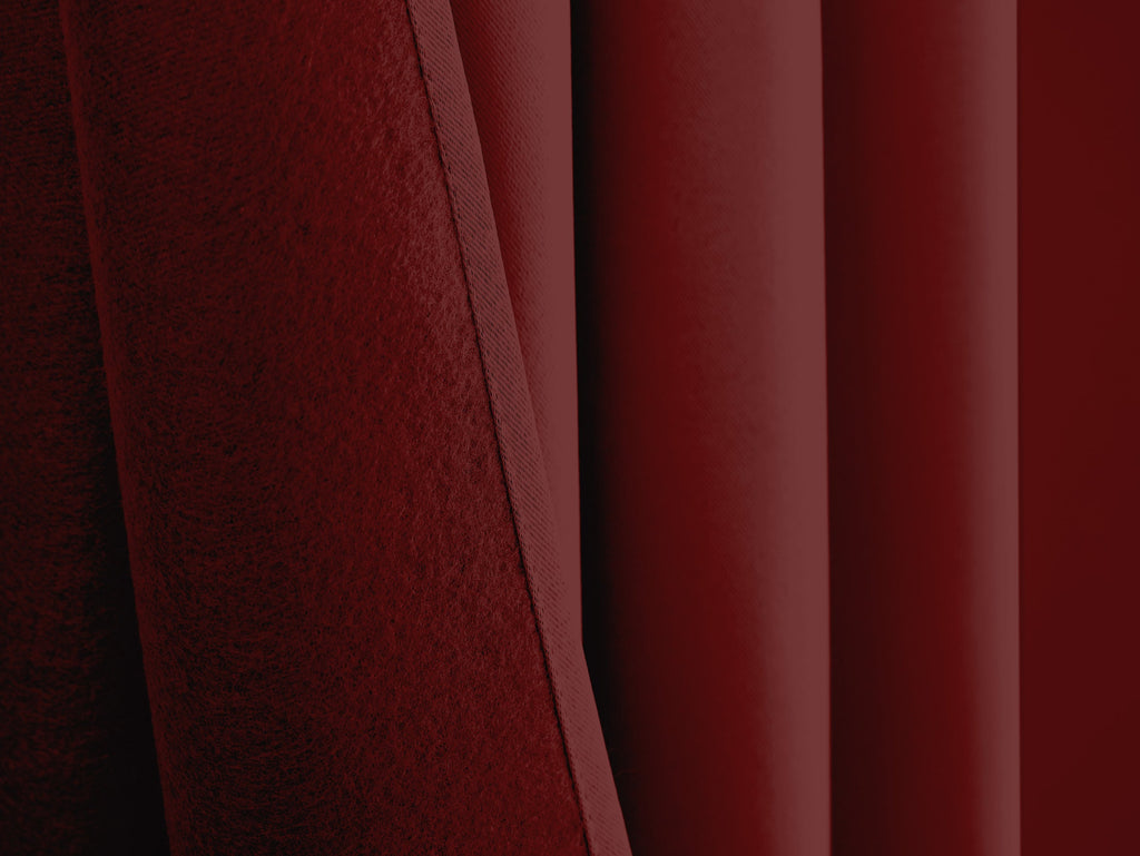 Rideaux Thermiques - 100% Polyester - Lie De Vin
