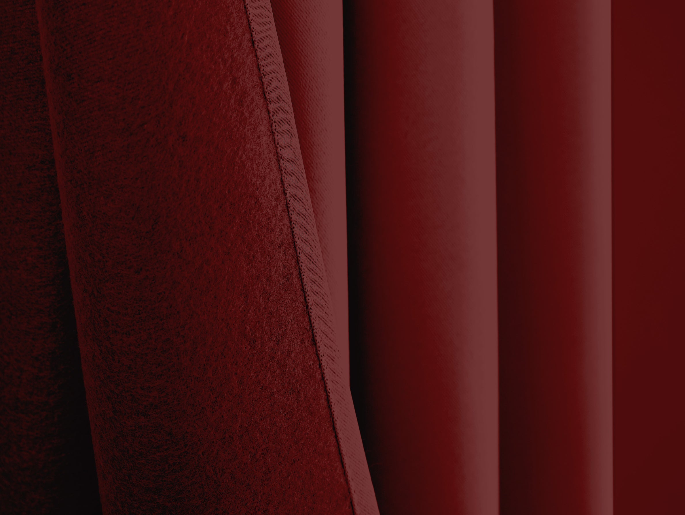 Rideaux Thermiques - 100% Polyester - Lie De Vin