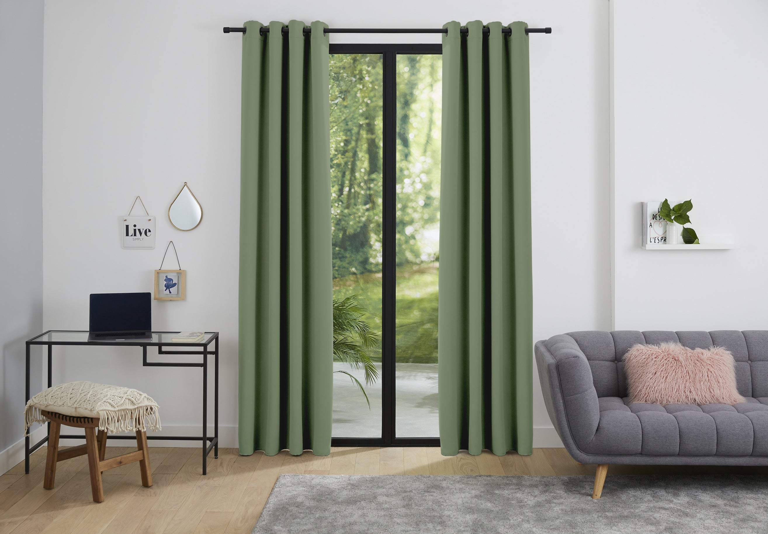 Rideaux Thermiques - 100% Polyester - Romarin