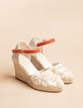 Espadrilles Udaipur Bride - Toile Motif Indien - Femme