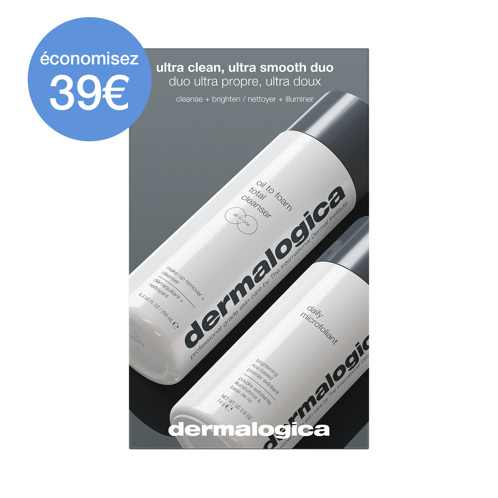 Coffret Ultra Clean, Ultra Smooth Duo | Coffret Duo Nettoyant Et Exfoliant
