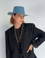 Chapeau Feutre Ulysse - Blue Jeans