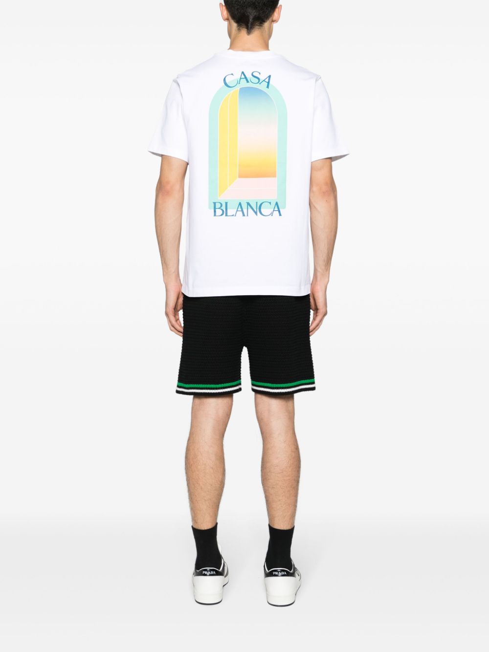 T-Shirt Larc Colore - Blanc