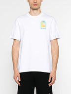 T-Shirt Larc Colore - Blanc