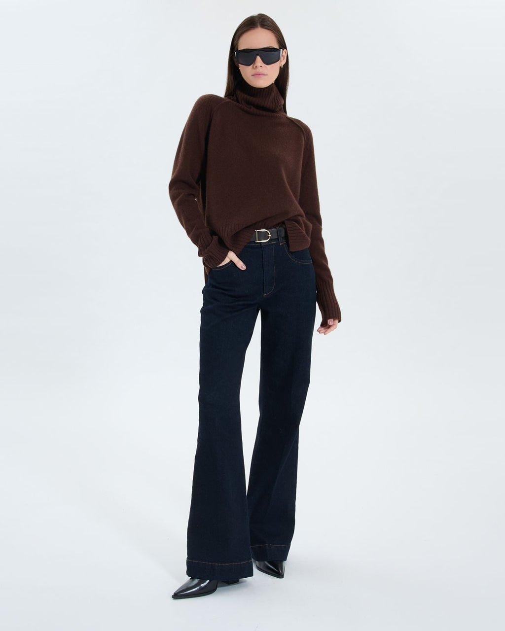 Pull Nefeli chocolat en cachemire_2