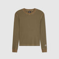 Tee Shirt Nid D'Abeille Ml - Kaki - Mixte