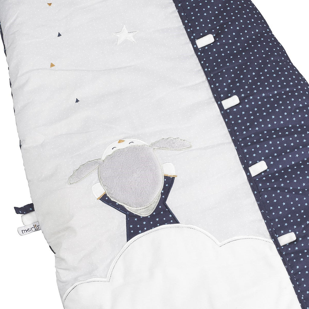 Gigoteuse En Coton Gris Perle Et Nuit - Gris