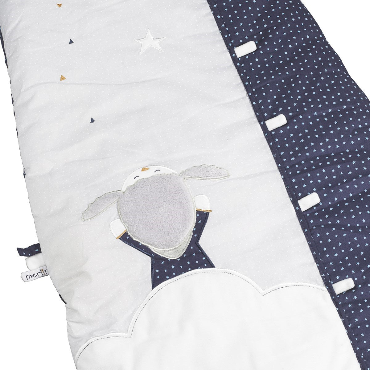 Gigoteuse En Coton Gris Perle Et Nuit - Gris