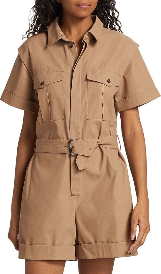 Combinaison Utility Short - Khaki Tan