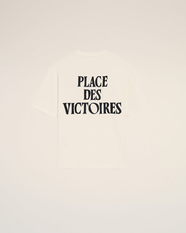 Ami Paris - T-Shirt Place Des Victoires – Blanc