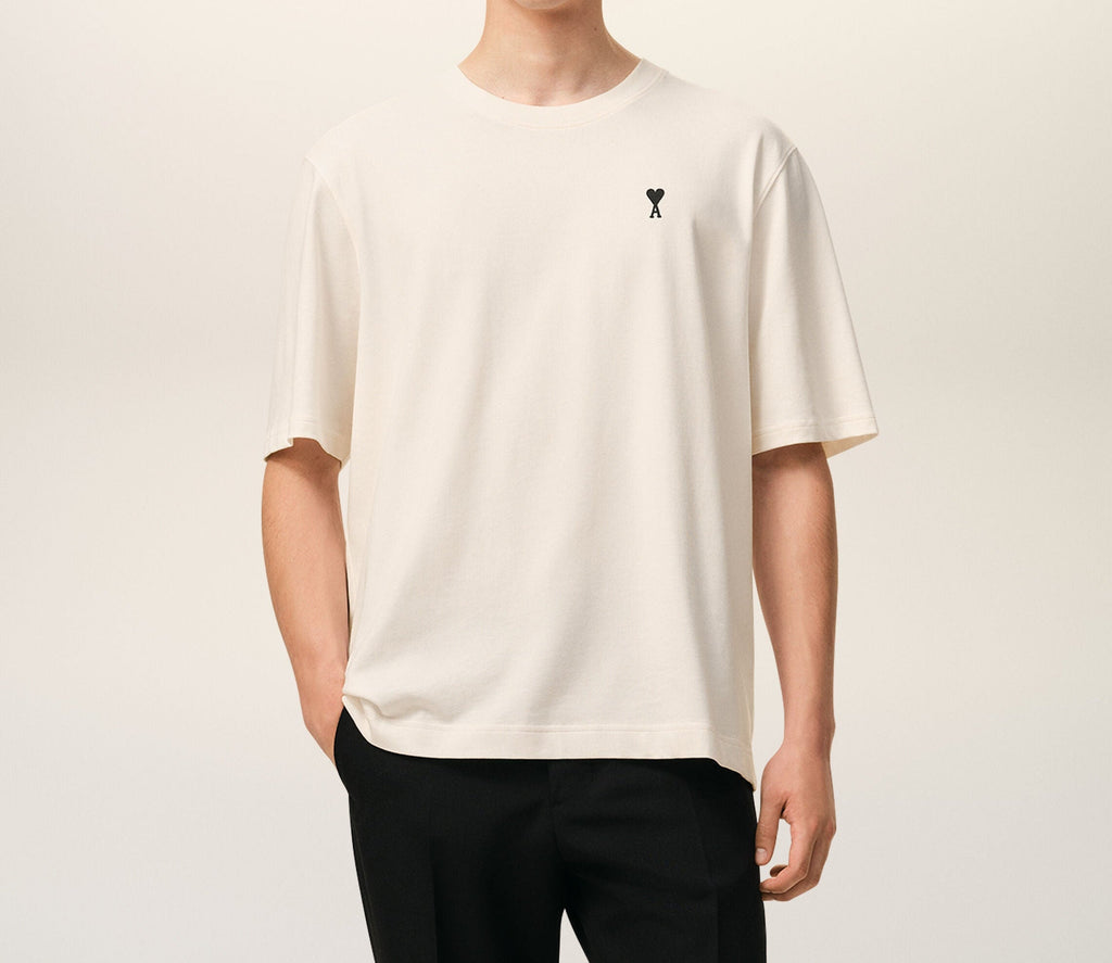 Ami Paris - T-Shirt Place Des Victoires – Blanc