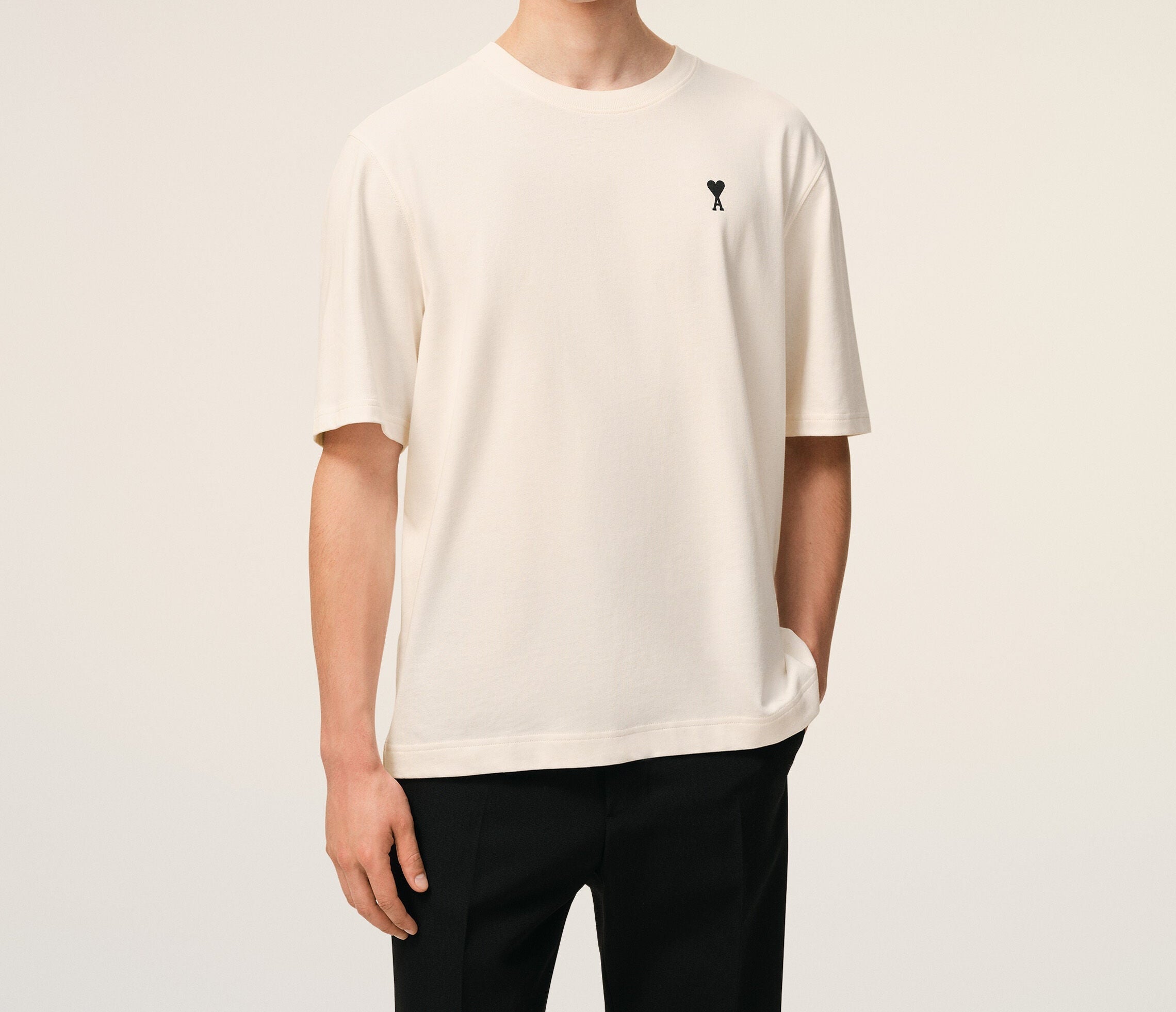 Ami Paris - T-Shirt Place Des Victoires – Blanc