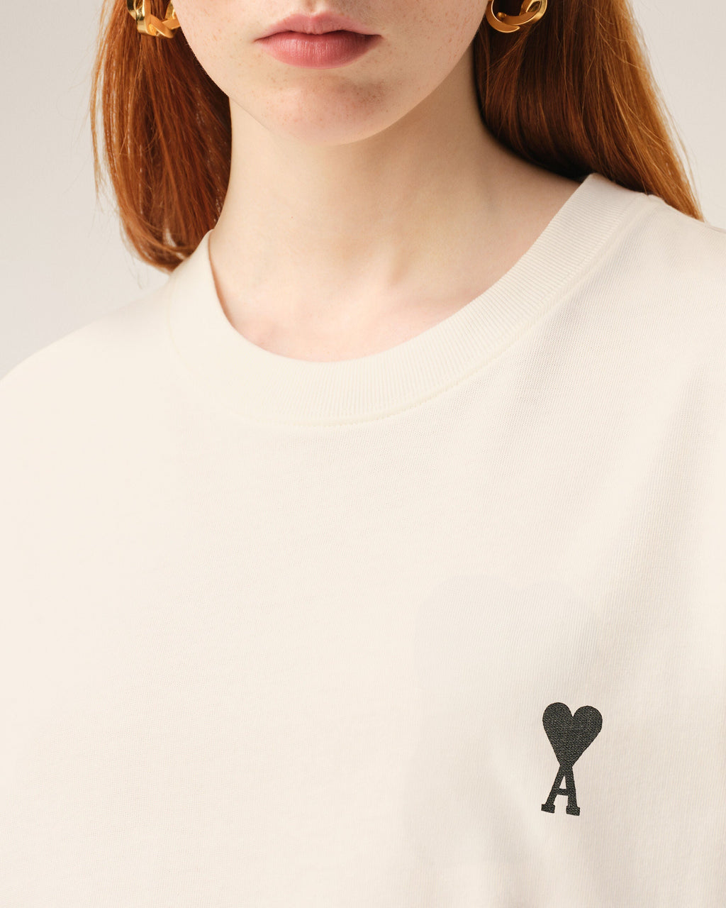 Ami Paris - T-Shirt Place Des Victoires – Blanc