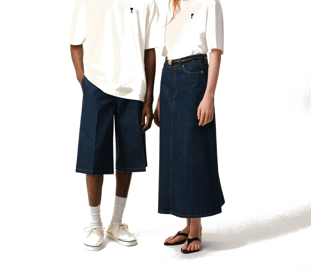 Ami Paris - T-Shirt Place Des Victoires – Blanc