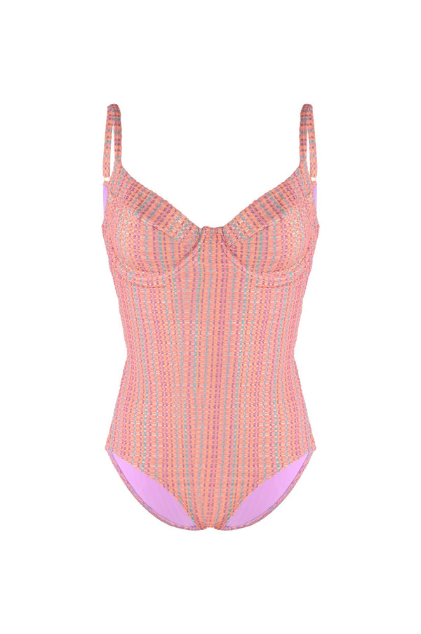 Maillot 1 Pièce Beleza Pura Jacquard Carrement