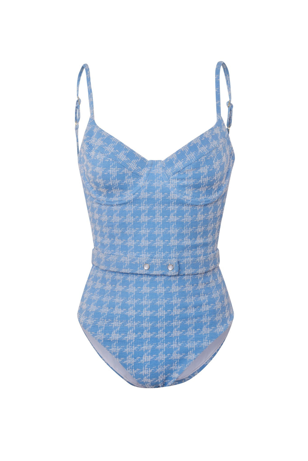 Maillot 1 Pièce Amour A La Plage Bleu