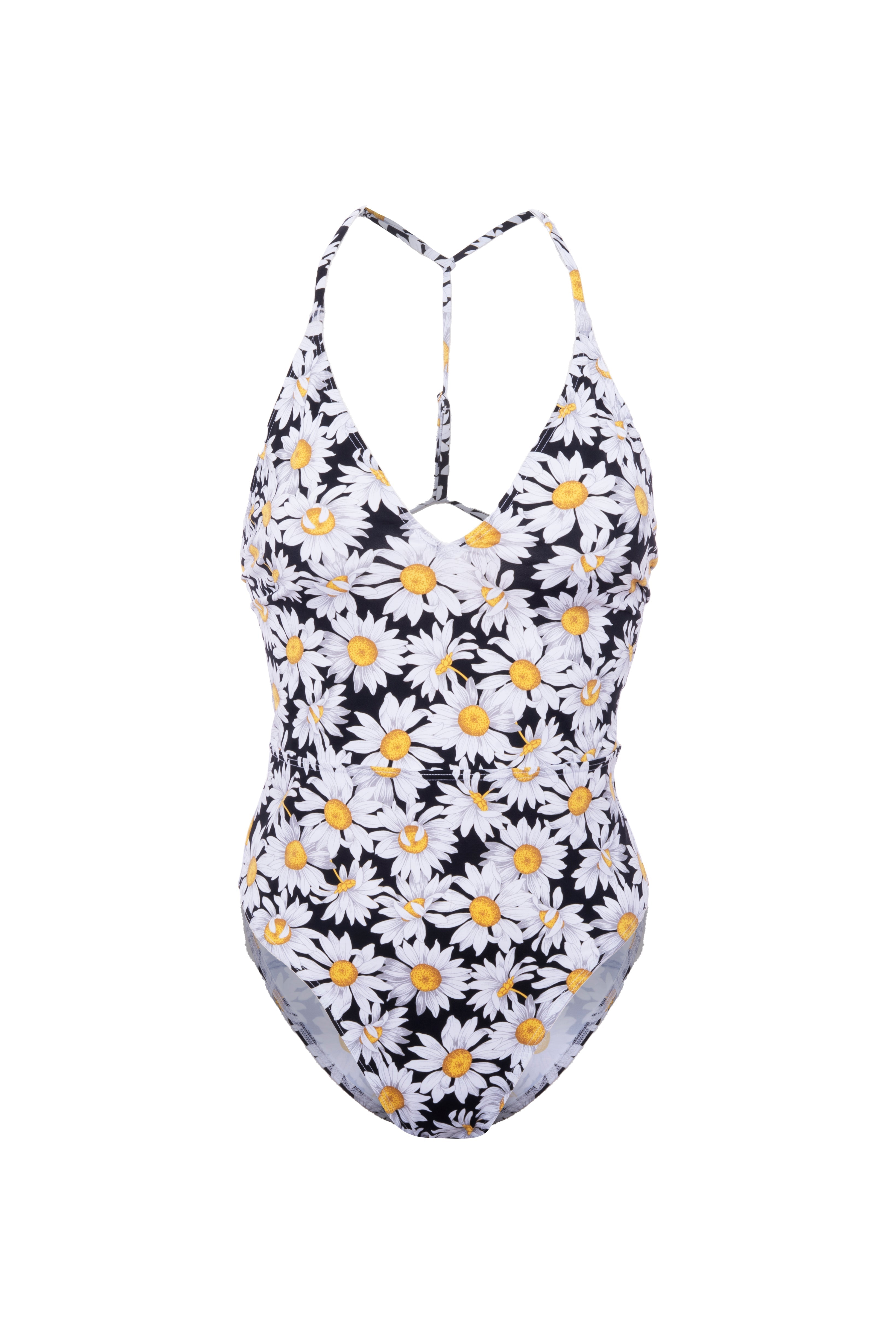 Maillot 1 Pièce Amour A La Plage Motif Marguerites