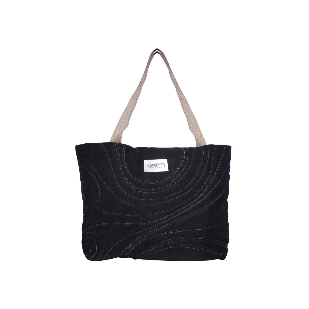 Sac Week-end Upcycled - Marron