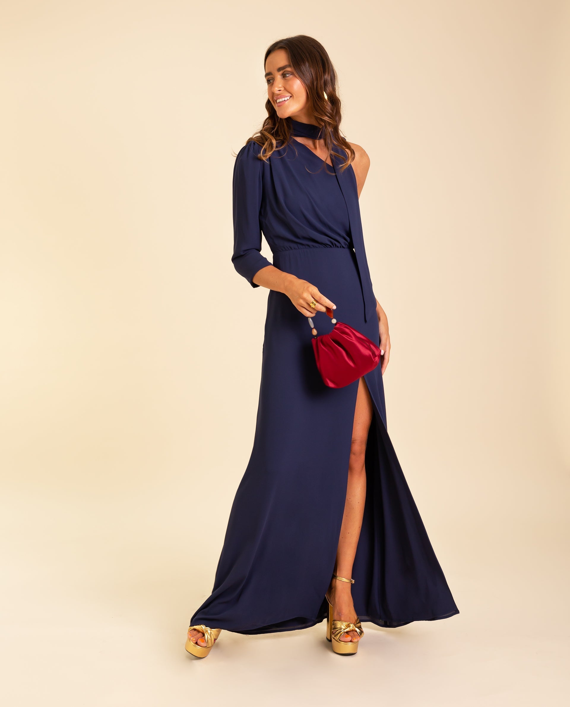 Robe Mrs. Lozano - Bleu Marine