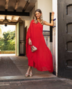 Robe Mrs. Rivera - Rouge