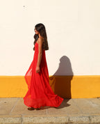 Robe Mrs. Rivera - Rouge