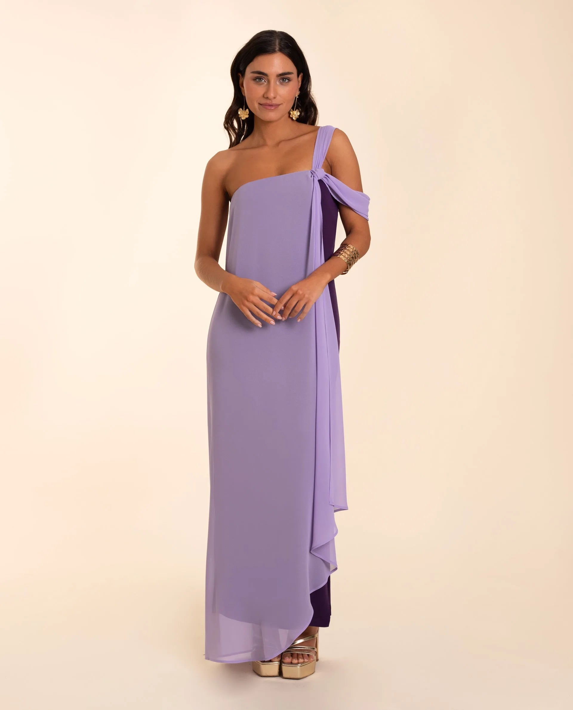 Robe Almería - Violet Et Lilas