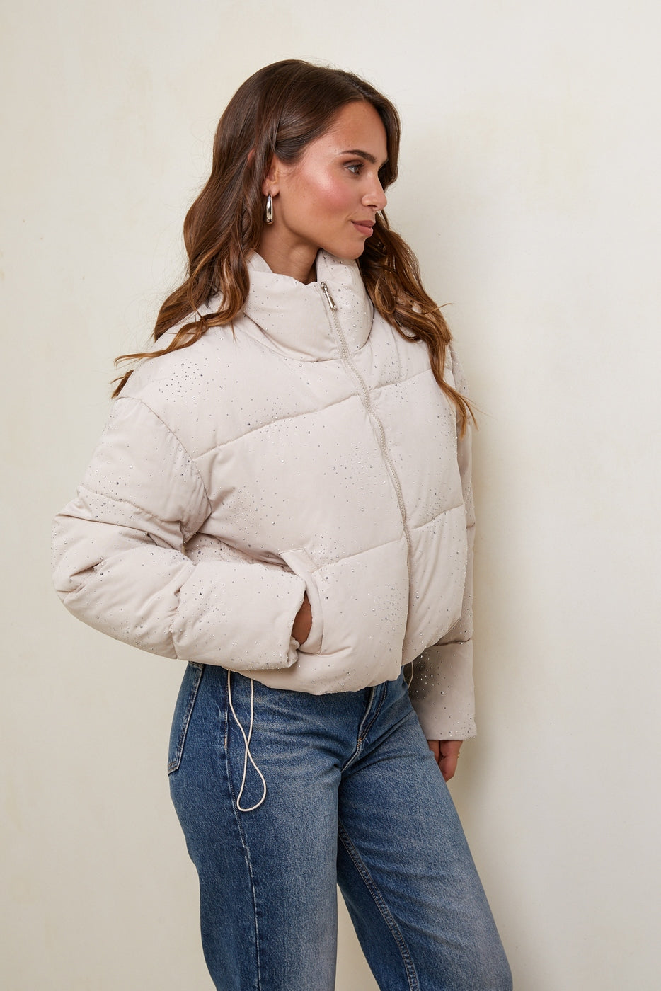 Doudoune V218 - Beige