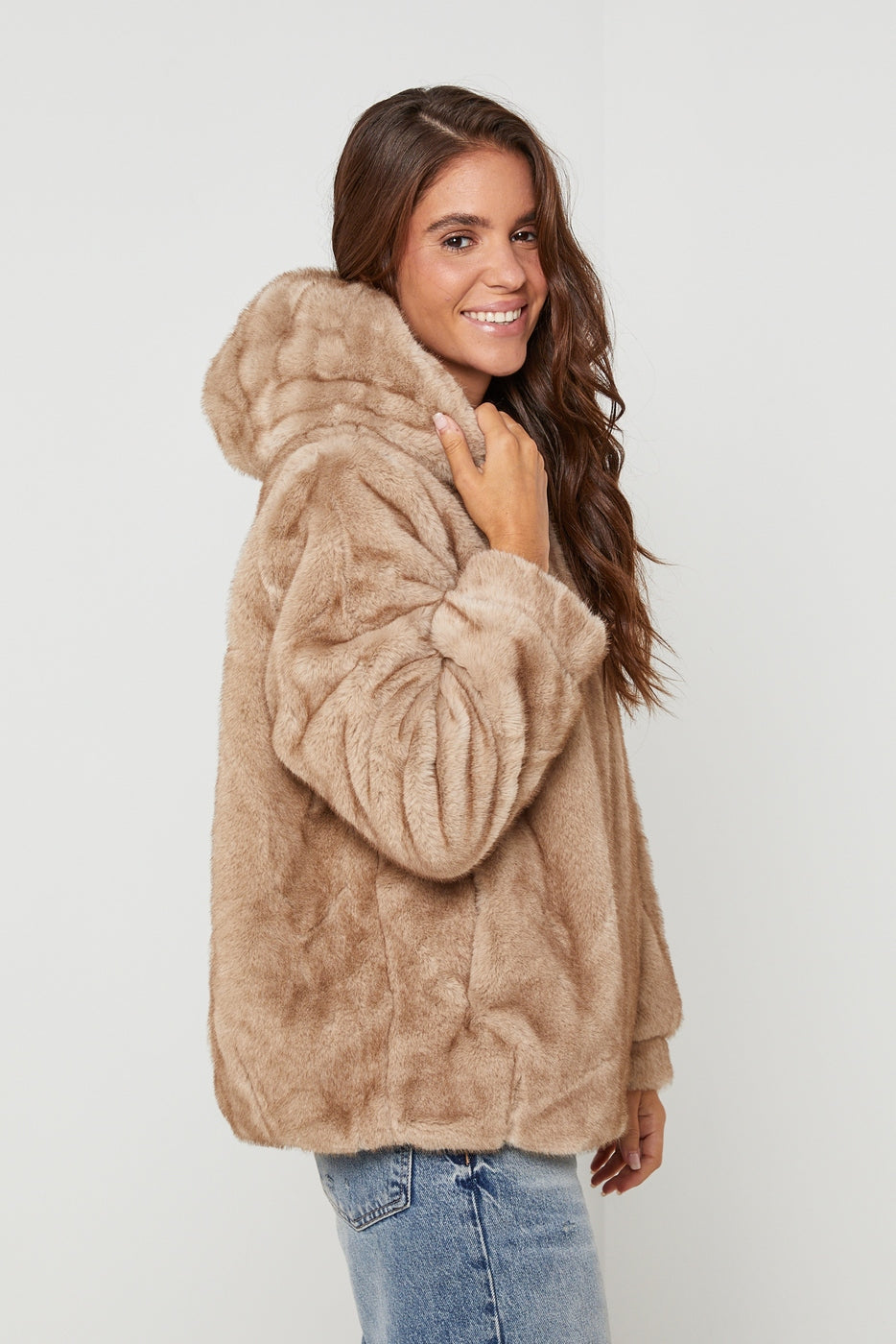 Fausse Fourrure V231 - Beige