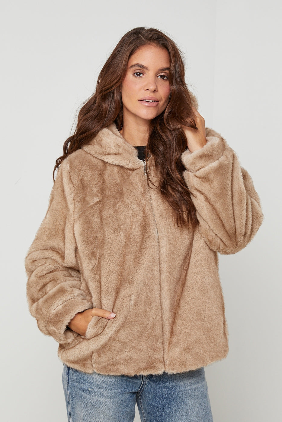 Fausse Fourrure V231 - Beige