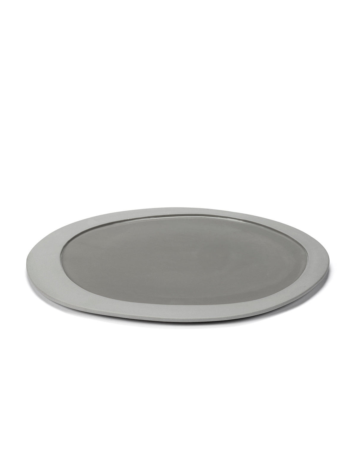 Lot De 2 Assiettes L - Gris Clair Inner Circle - By Maarten Baas