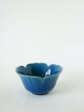 Coupe En Céramique En Forme De Fleur, Bleu Klein