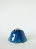Coupe En Céramique En Forme De Fleur, Bleu Klein