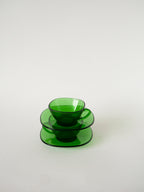 Ensemble De 4 Tasses À Café En Verre, Vert, 1970
