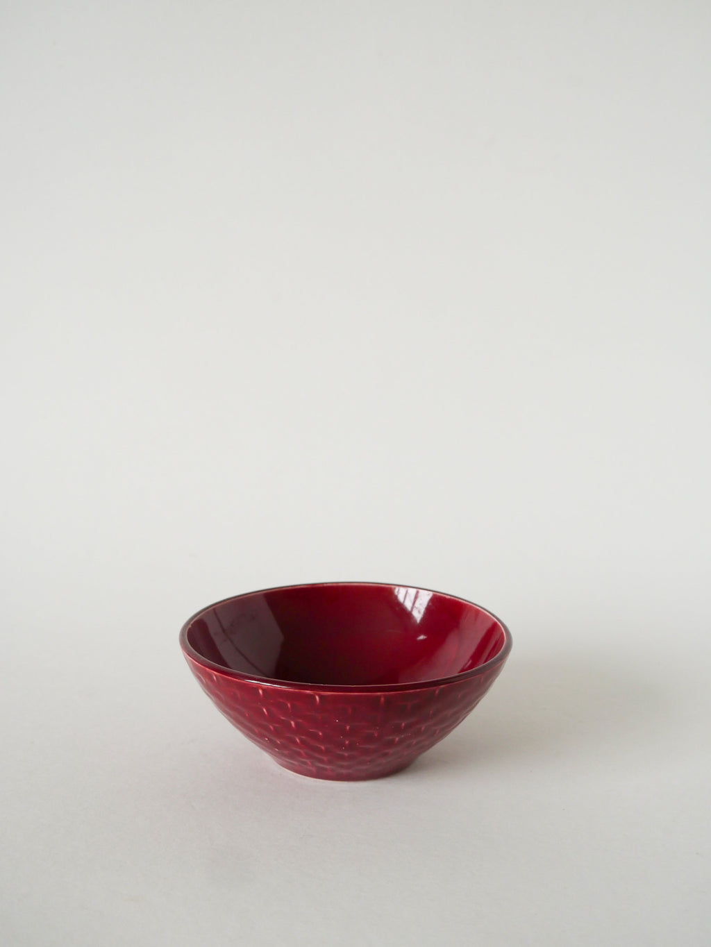 Ensemble De 4 Petits Bols En Céramique, Effet Bambou, Sarreguemines, 1960