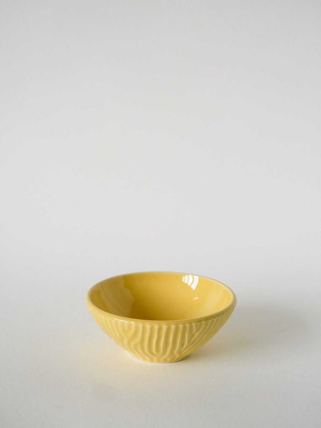 Ensemble De 4 Petits Bols En Céramique, Effet Bambou, Sarreguemines, 1960