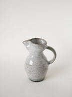 Grand Pichet En Grès Vernissé, Gris Clair, 1970