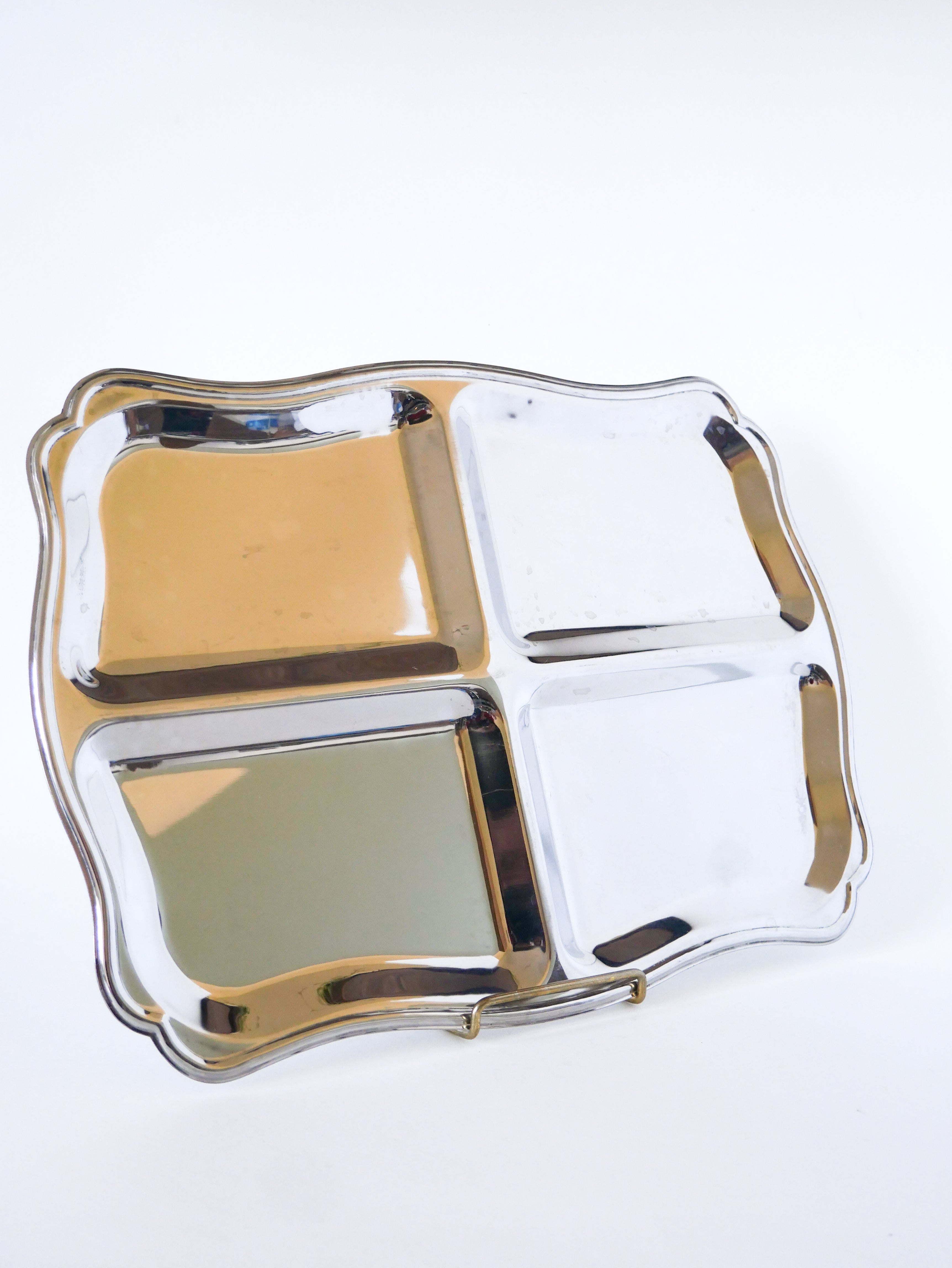 Plateau Rectangulaire À Compartiments, 1970 - 42 X 29 Cm