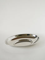Corbeille En Inox, Made In France, Design, 1970 - 33 X 22 Cm