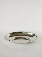 Corbeille En Inox, Made In France, Design, 1970 - 33 X 22 Cm